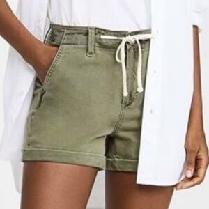 Paige Christy Green Olive Casual Shorts size 30 brand new no tags